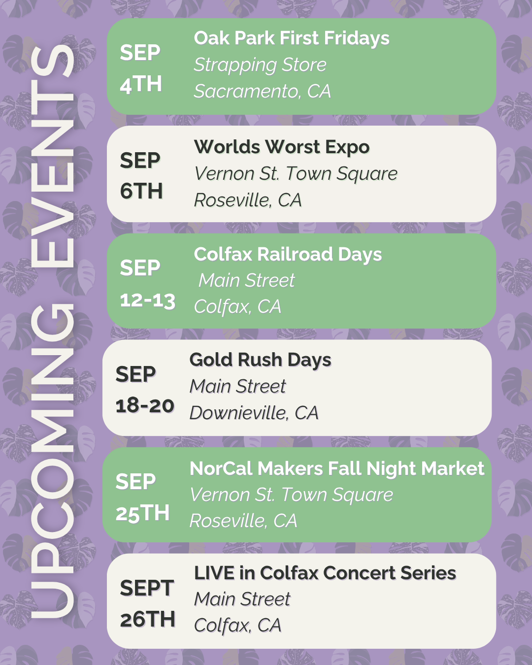 September Events