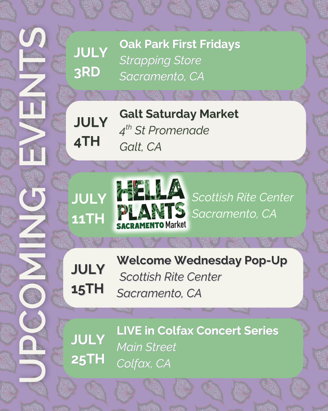 July Events