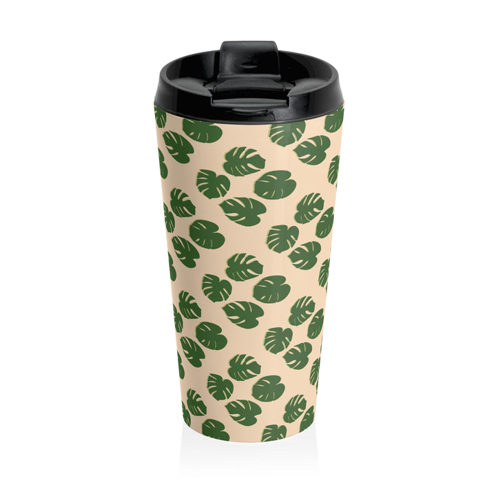 Monstera Pattern Tumbler 20 Oz Travel Mug Vacuum Insulated Stainless Steel Cup For Hot Or Cold