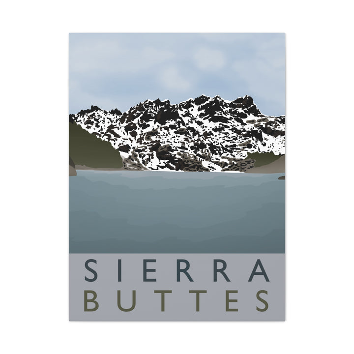 Sierra Buttes Canvas Print – Wall Art
