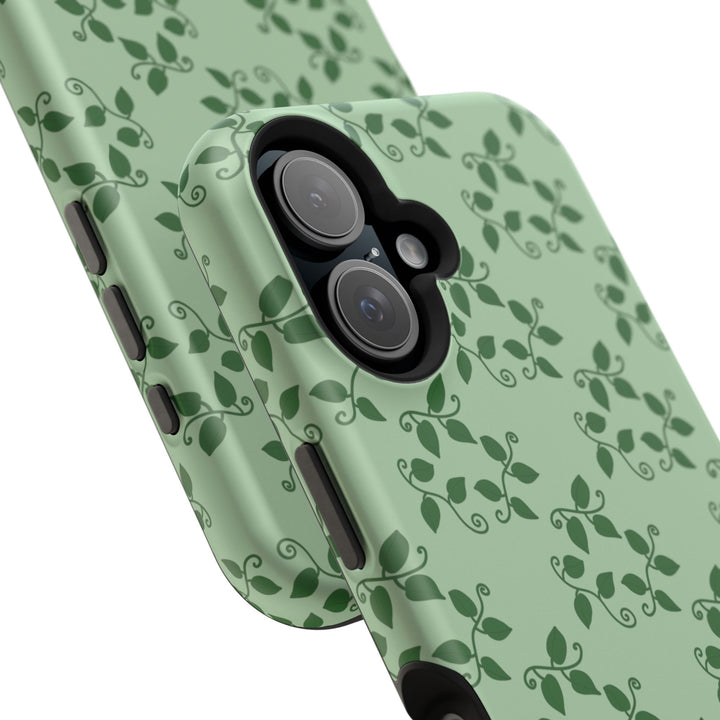 Pothos Pattern Phone Case – Dual Layer Protective Cover