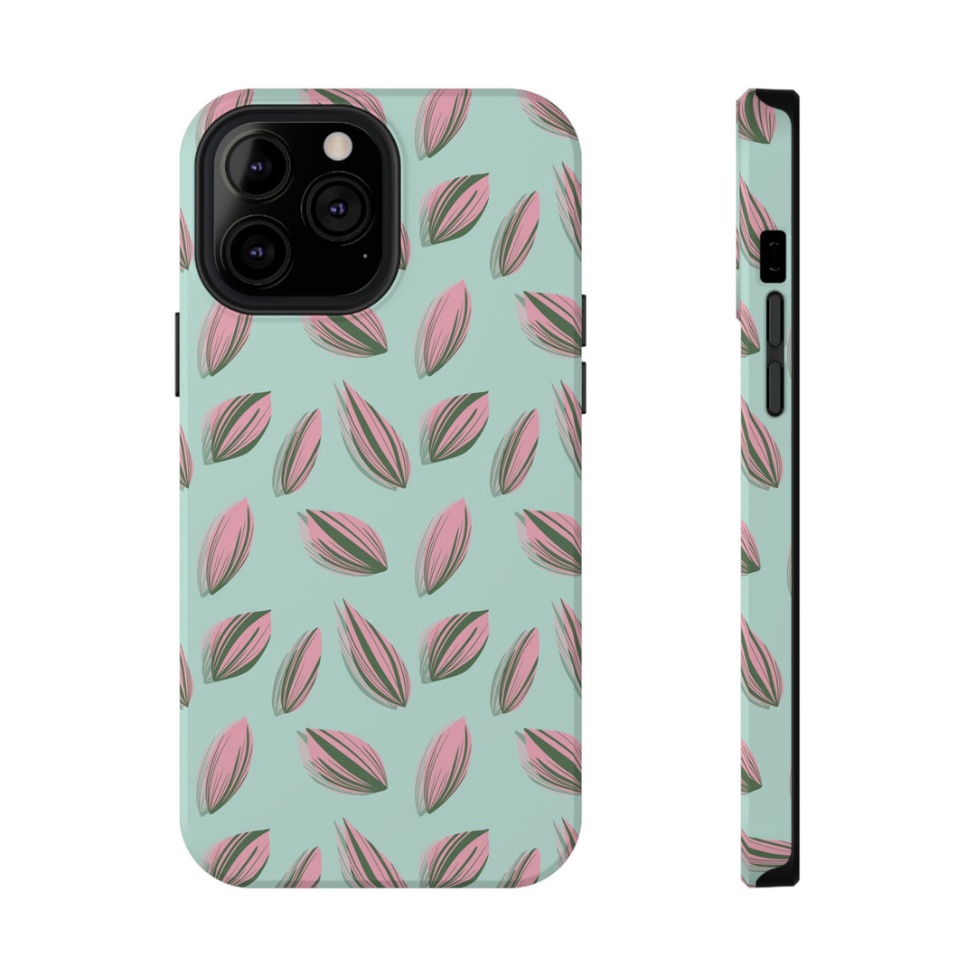 Tradescantia Nanouk Pattern Phone Case – Dual Layer Protective Cover
