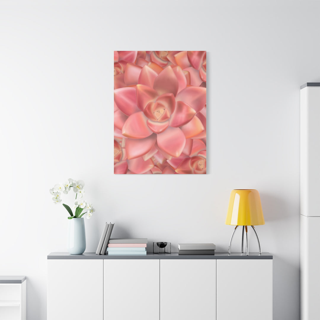 Graptosedum California Sunset Succulent Canvas Print – Botanical Wall Art - The Potted Pixel