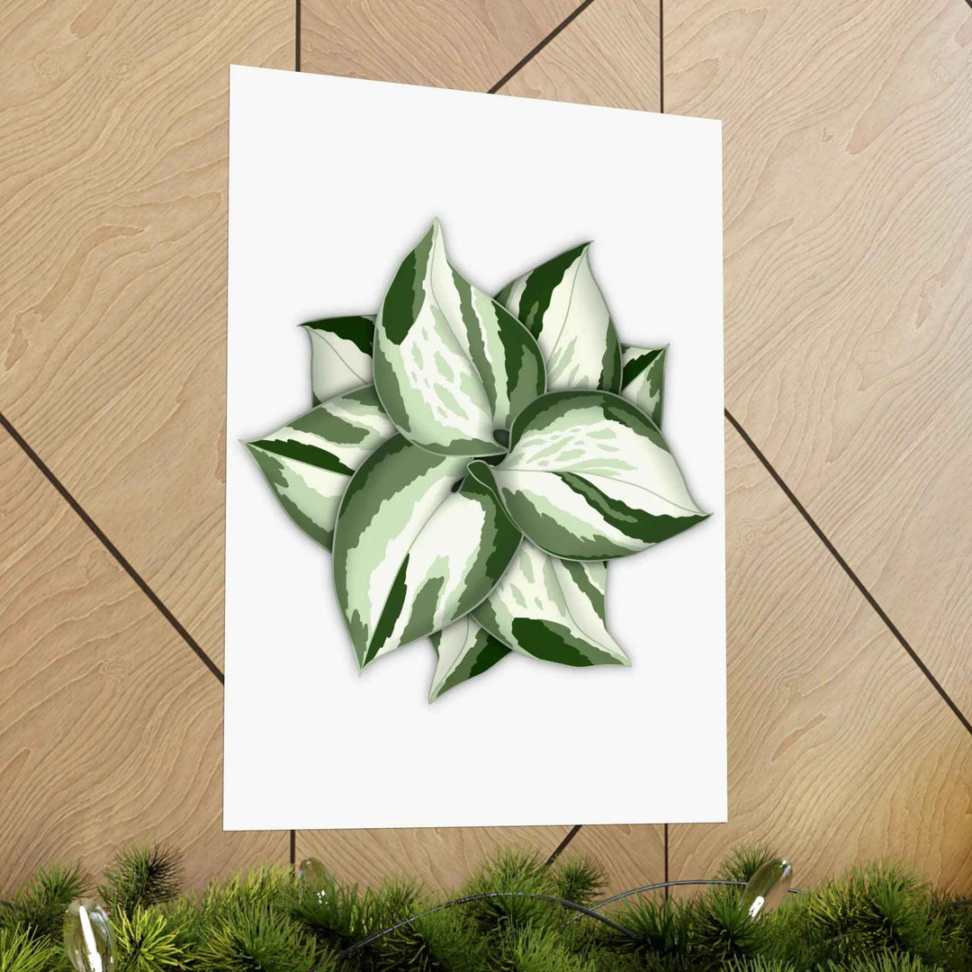 Manjula Pothos Print – Botanical Wall Art | Green Leaf Wall Decor | Unframed - The Potted Pixel