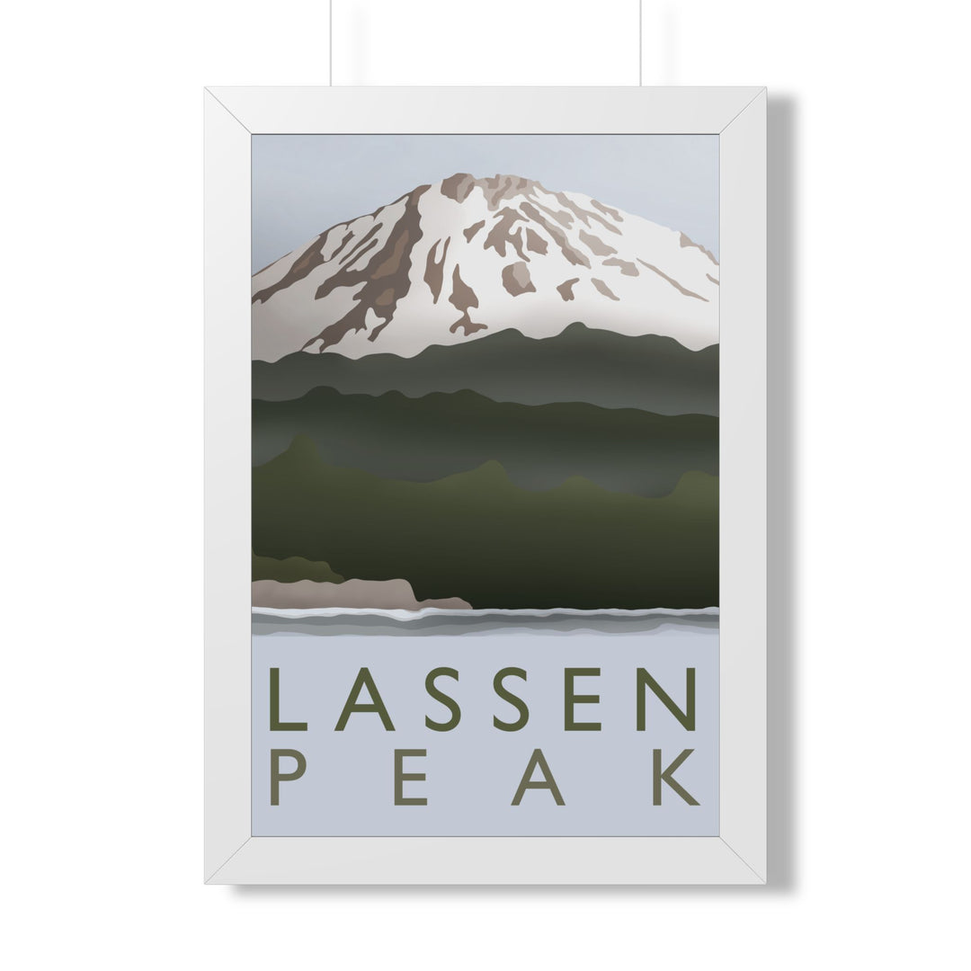 Lassen Peak Framed Print – Wall Art