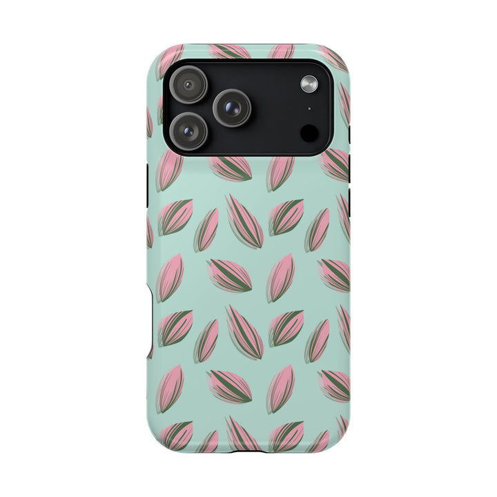 Tradescantia Nanouk Pattern Phone Case – Dual Layer Protective Cover