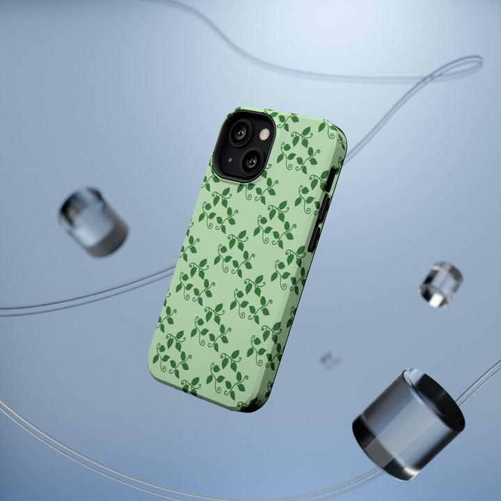 Pothos Pattern Phone Case – Dual Layer Protective Cover