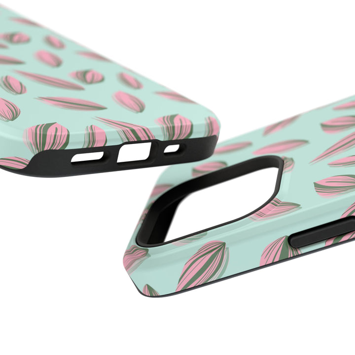 Tradescantia Nanouk Pattern Phone Case – Dual Layer Protective Cover