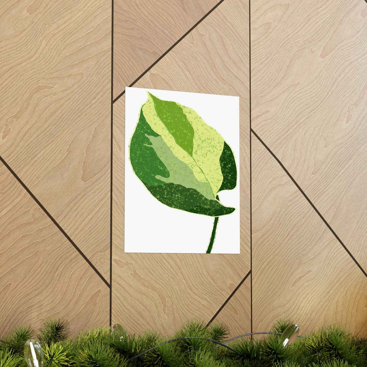 Pothos Wall Art – Botanical Poster on Museum Grade Paper | Indoor Plant Print Unframed - The Potted Pixel