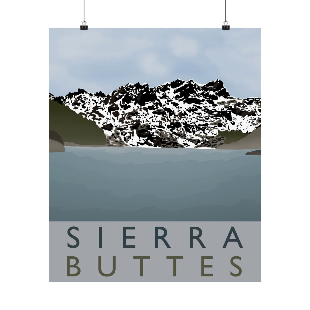 Sierra Buttes Print – Unframed Wall Art