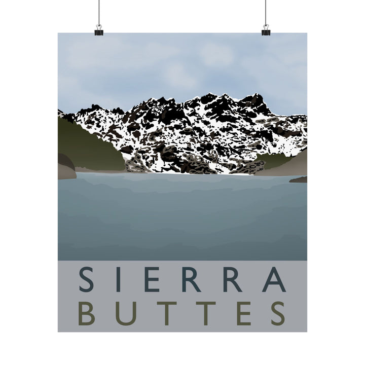Sierra Buttes Print – Unframed Wall Art