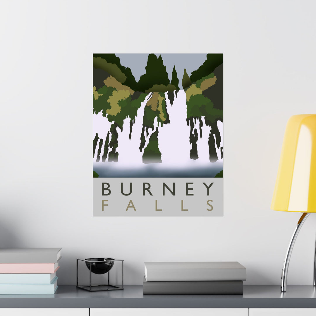 Burney Falls Print – Unframed Wall Art