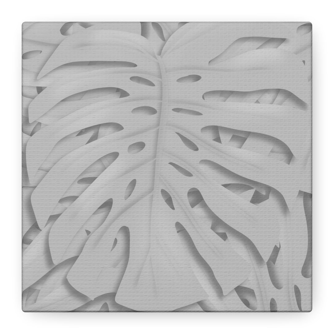 Monstera Canvas Art 24x36 Matte Texture Indoor Botanical Wall Print Modern Home Decor