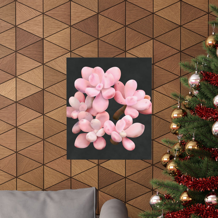 Pink Moonstone Botanical Print – Unframed Wall Art