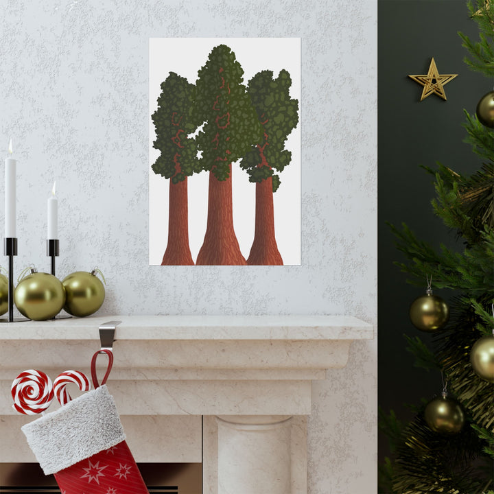 Giant Sequoias Print – Unframed Wall Art