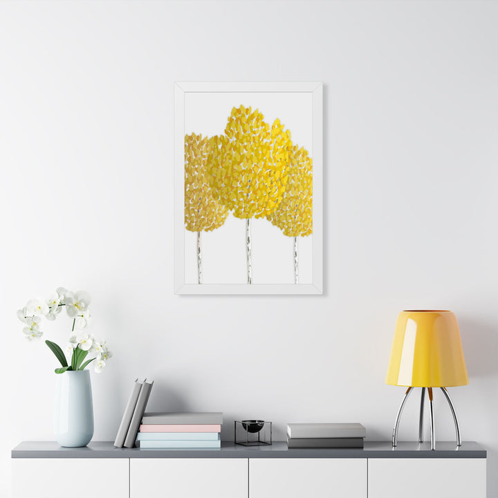 Fall Aspen Framed Print – Wall Art