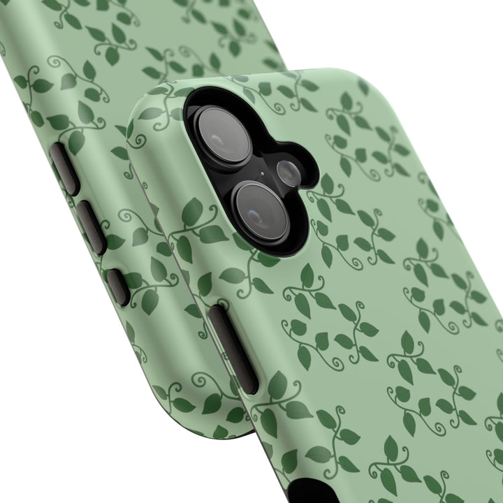 Pothos Pattern Phone Case – Dual Layer Protective Cover