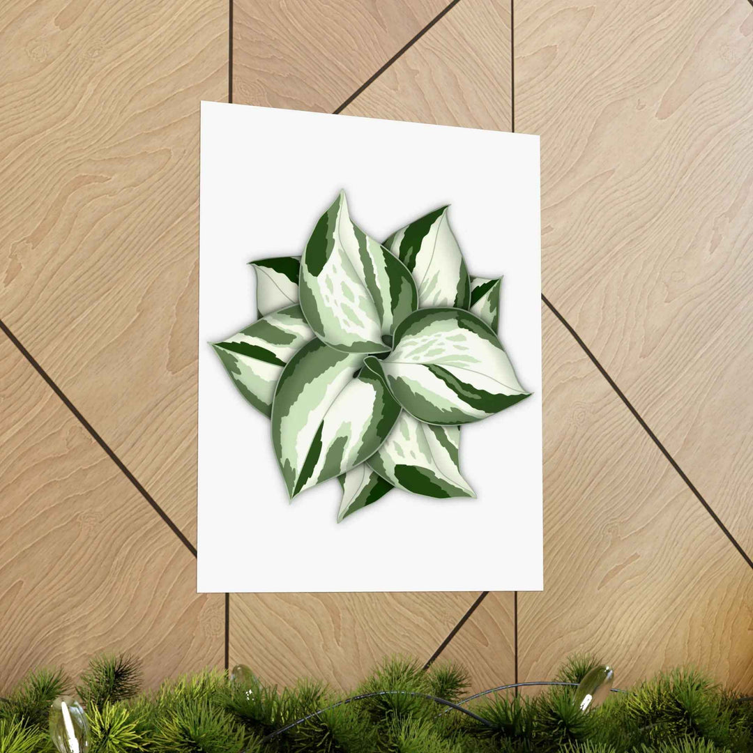 Manjula Pothos Print – Botanical Wall Art | Green Leaf Wall Decor | Unframed - The Potted Pixel