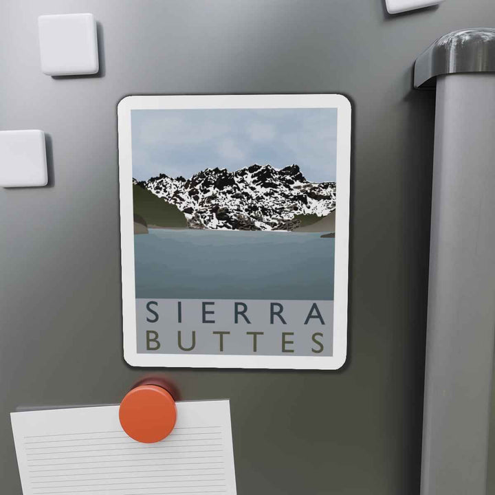 Sierra Buttes Minimalist Magnet