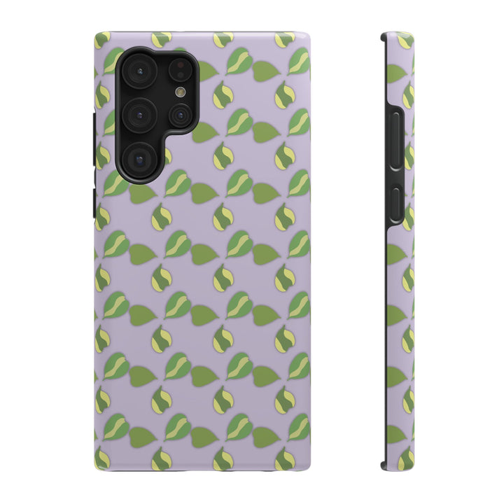 Hoya Kerrii Pattern Impact Resistant Phone Case Green Botanical Protective Cover Full Wrap Print