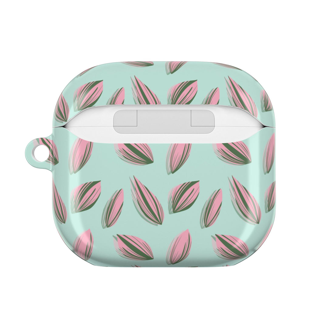 Tradescantia Nanouk Pattern AirPod Case Plant Inspired Protective Cover for AirPods