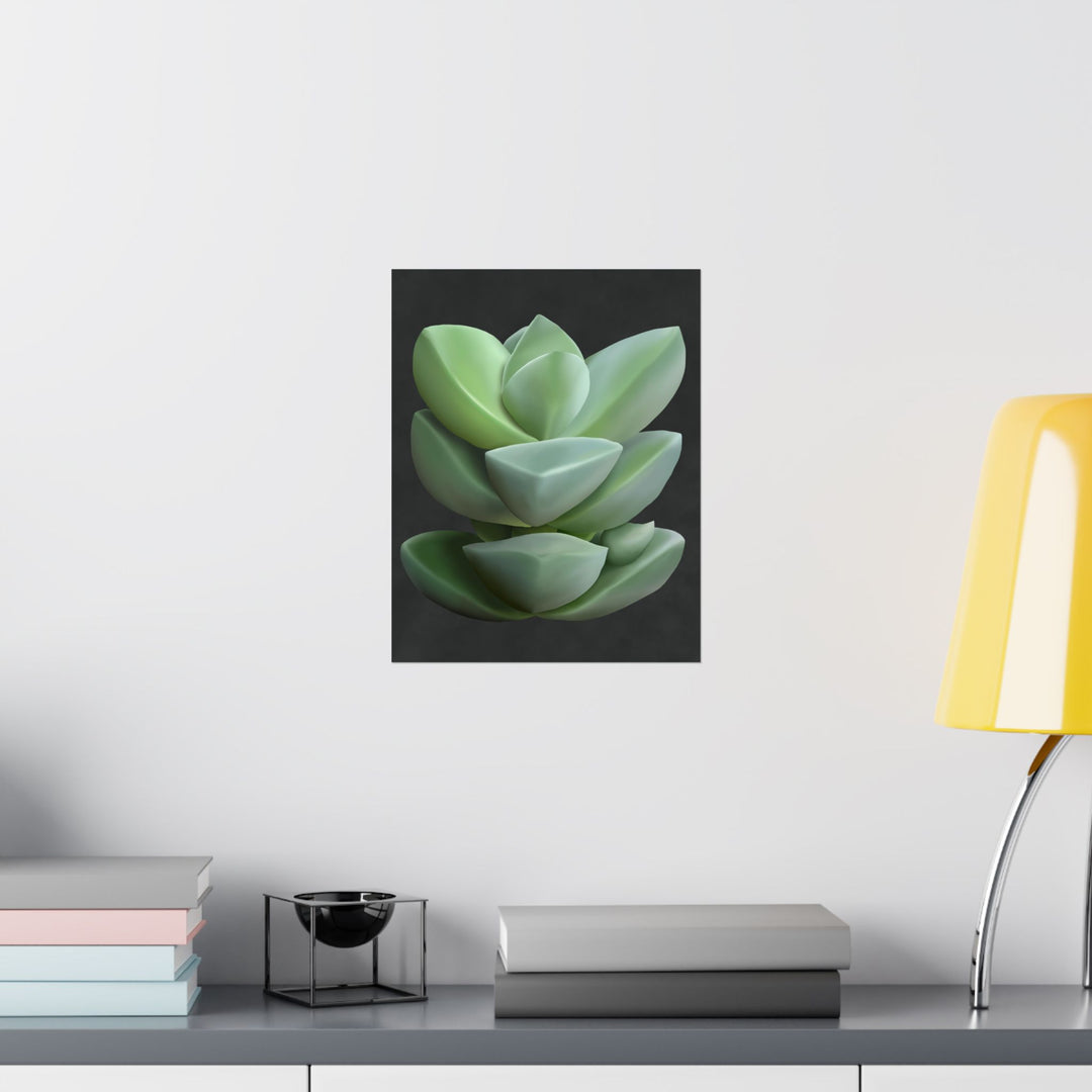 Crassula Botanical Print – Unframed Wall Art