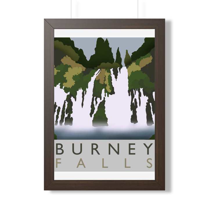 Burney Falls Framed Print – Wall Art