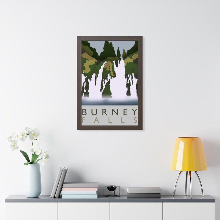 Burney Falls Framed Print – Wall Art