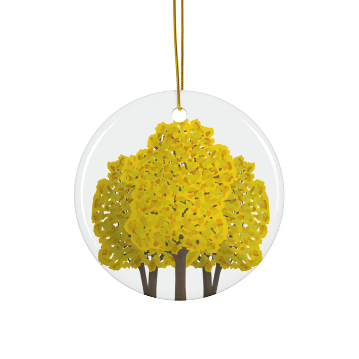 Big Leaf Maple Ceramic Ornament