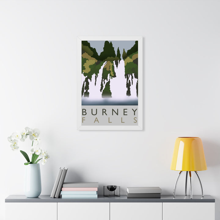 Burney Falls Framed Print – Wall Art