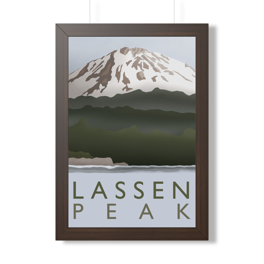 Lassen Peak Framed Print – Wall Art