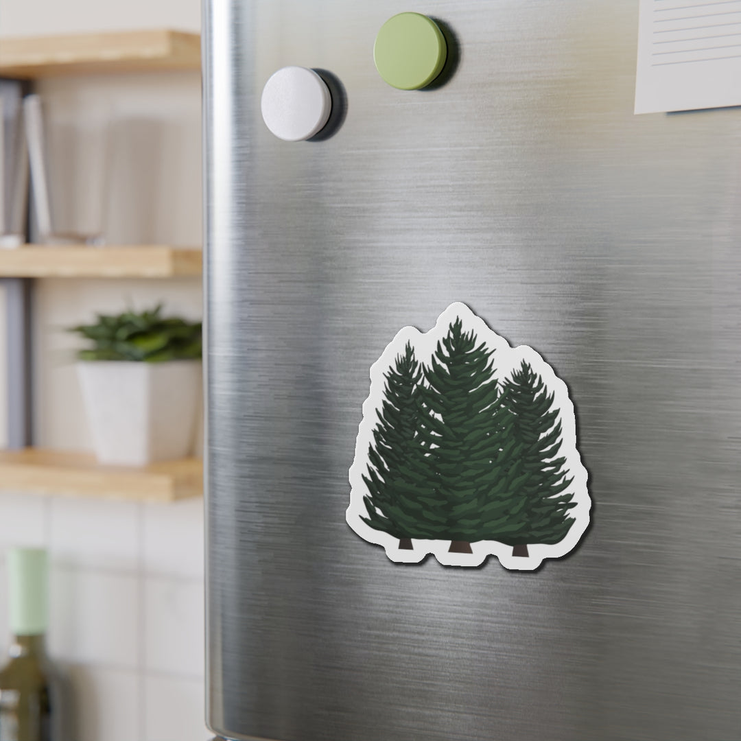 Douglas Fir Magnet – Flexible Die Cut Vinyl