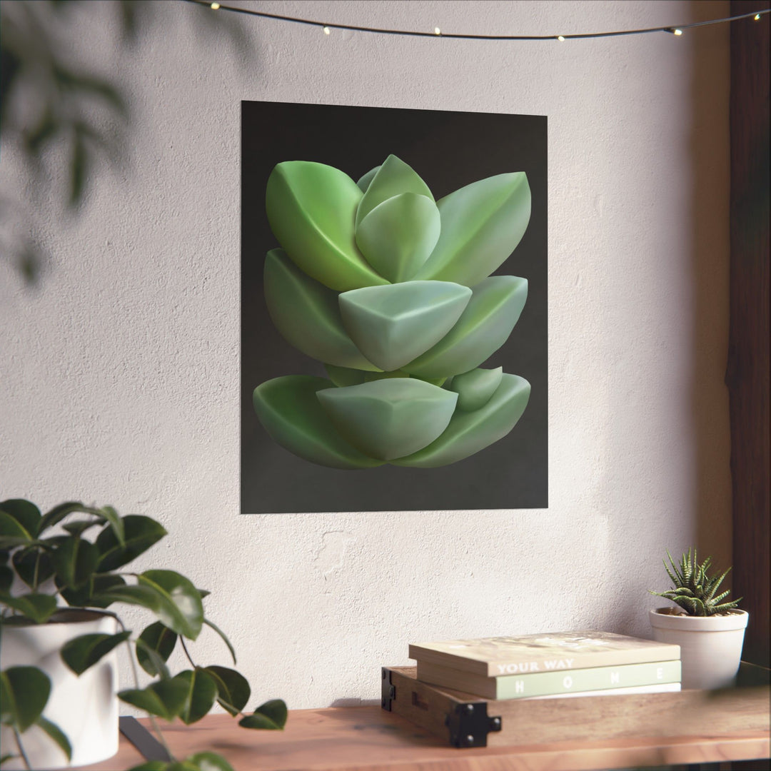 Crassula Botanical Print – Unframed Wall Art