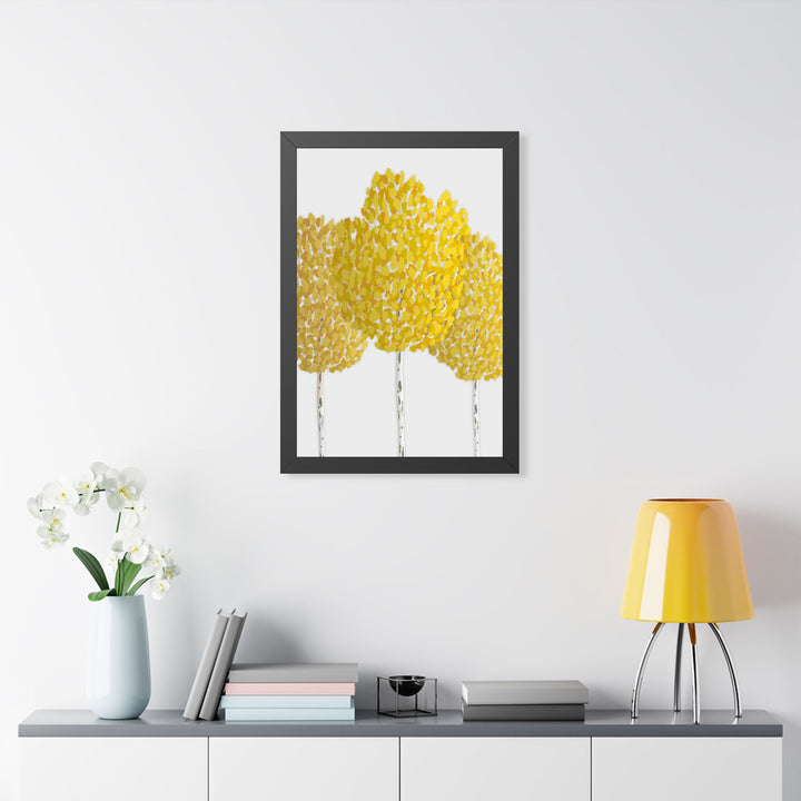 Fall Aspen Framed Print – Wall Art