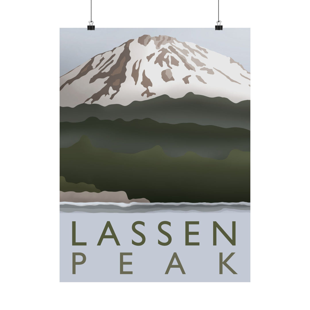 Lassen Peak Print – Unframed Wall Art