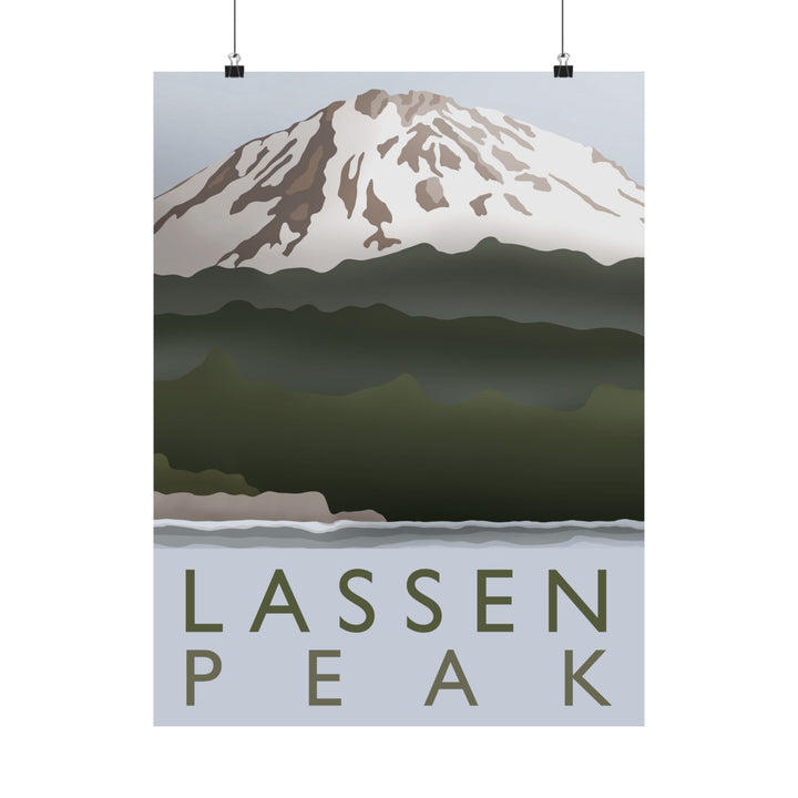 Lassen Peak Print – Unframed Wall Art