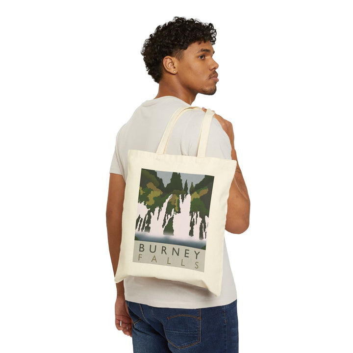 Burney Falls Canvas Tote Bag – Eco Friendly Everyday Carry