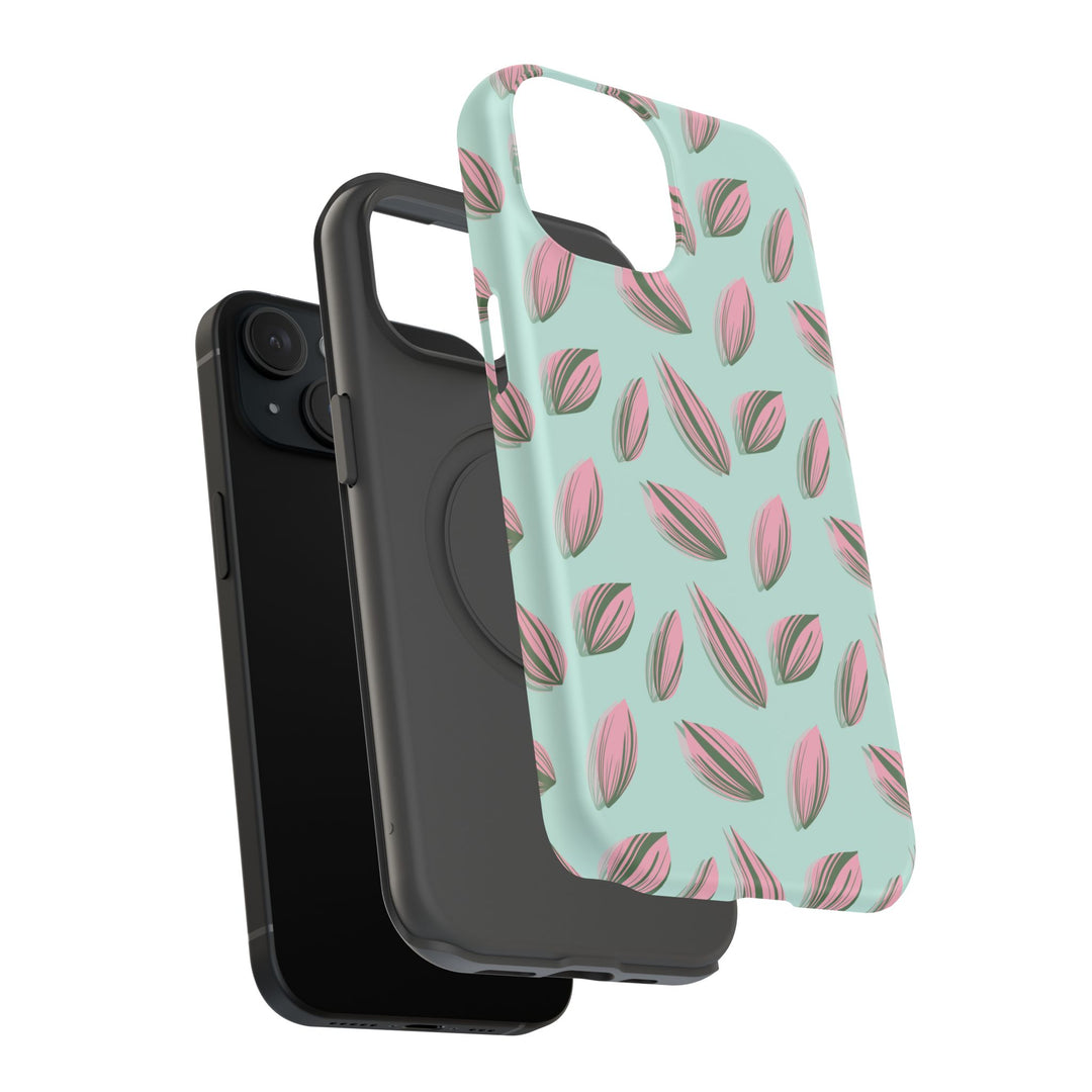 Tradescantia Nanouk Pattern Phone Case – Dual Layer Protective Cover
