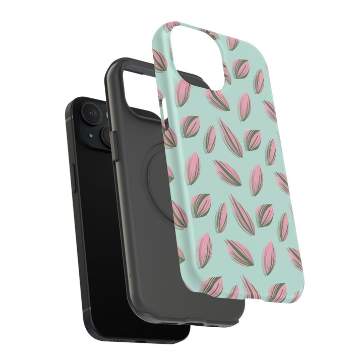 Tradescantia Nanouk Pattern Phone Case – Dual Layer Protective Cover