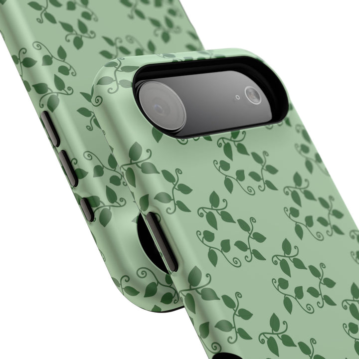 Pothos Pattern Phone Case – Dual Layer Protective Cover