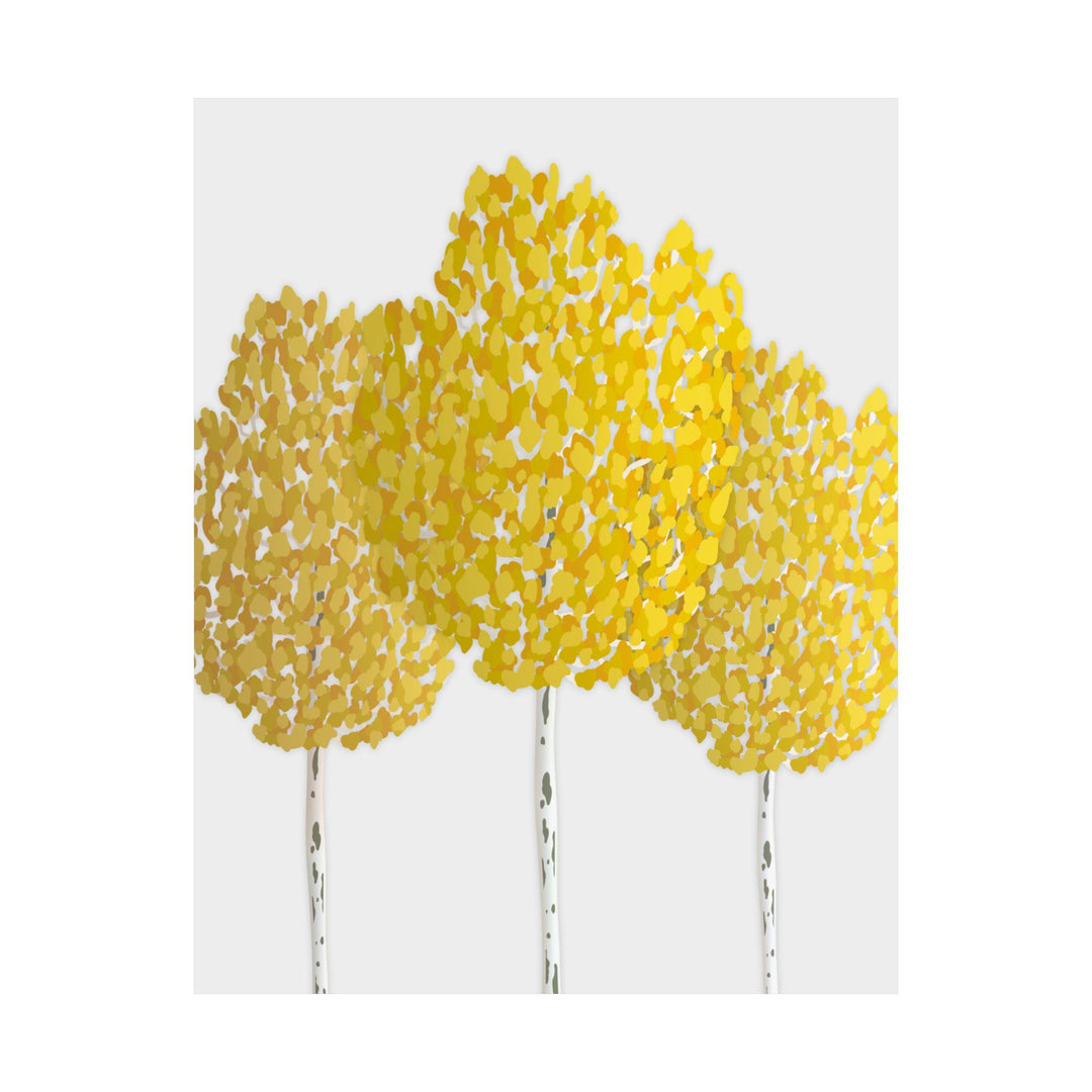 Fall Aspen Print – Unframed Wall Art