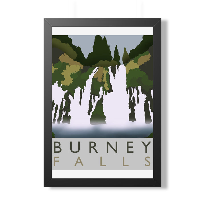 Burney Falls Framed Print – Wall Art