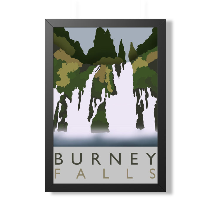 Burney Falls Framed Print – Wall Art