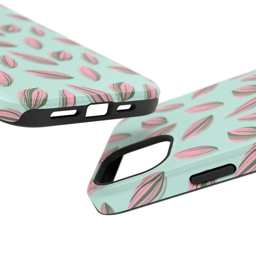 Tradescantia Nanouk Pattern Phone Case – Dual Layer Protective Cover
