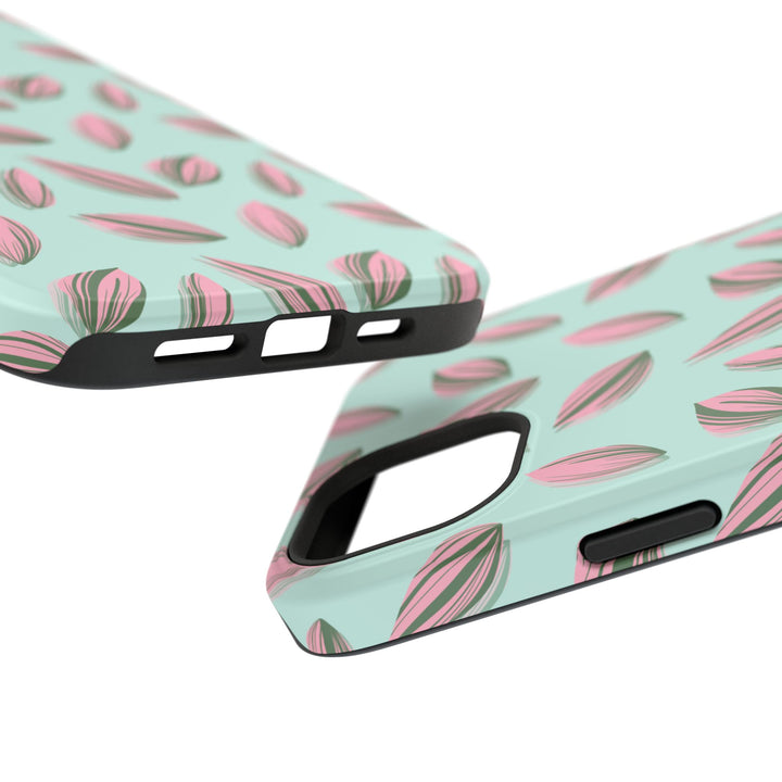 Tradescantia Nanouk Pattern Phone Case – Dual Layer Protective Cover