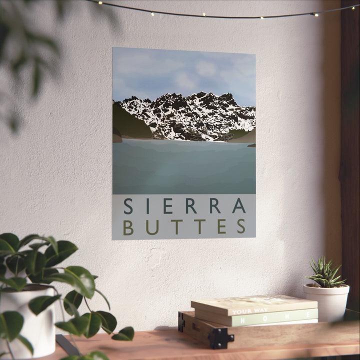 Sierra Buttes Print – Unframed Wall Art