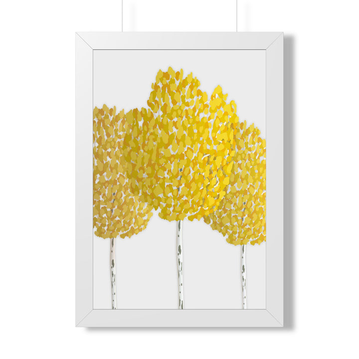Fall Aspen Framed Print – Wall Art