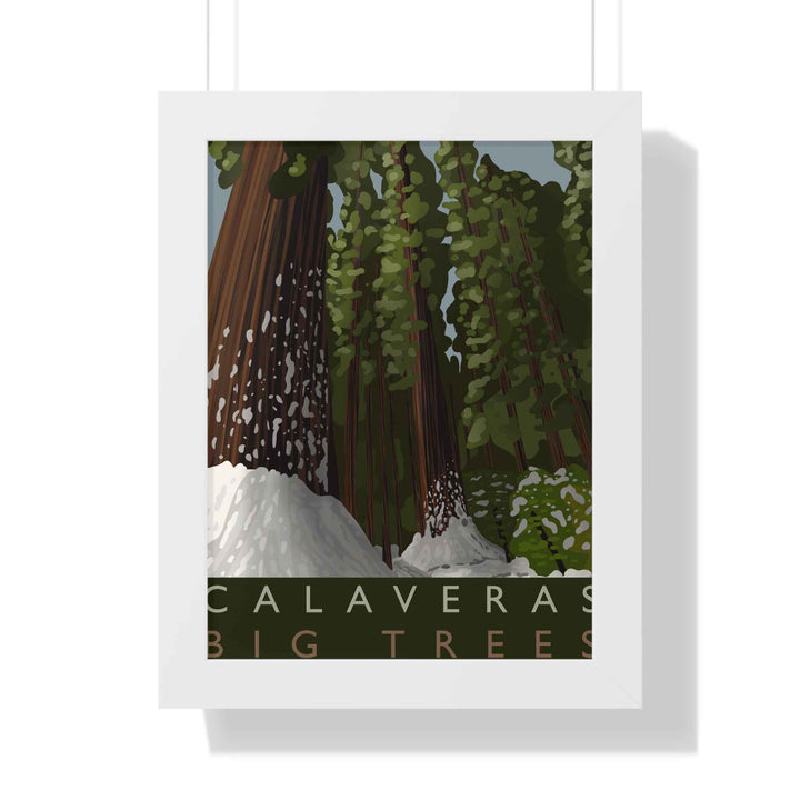 Calaveras Big Trees Minimalist Framed Print