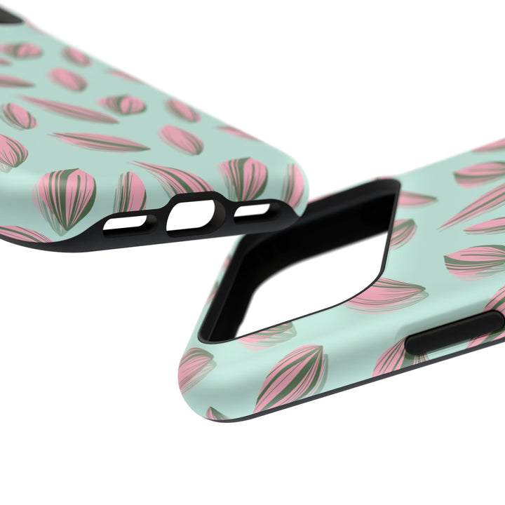 Tradescantia Nanouk Pattern Phone Case – Dual Layer Protective Cover