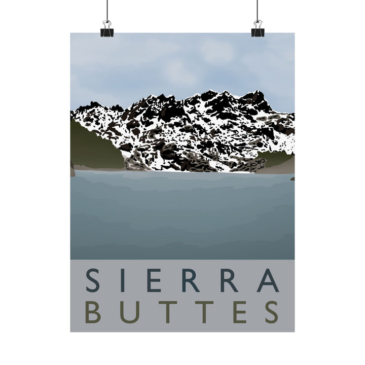 Sierra Buttes Print – Unframed Wall Art